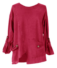 Load image into Gallery viewer, Tab Button Sweatshirt
