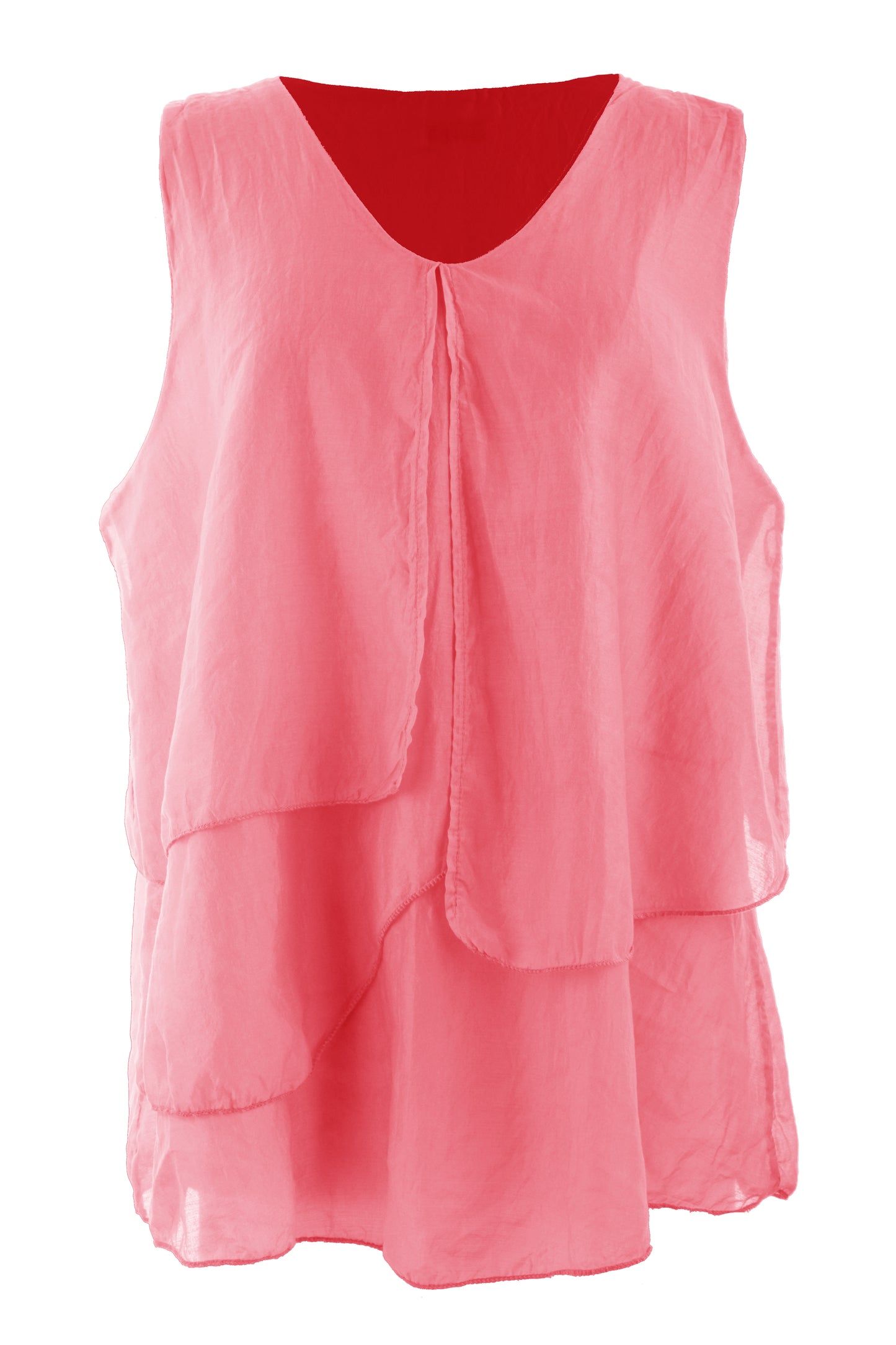 Flap Detail Silk Top