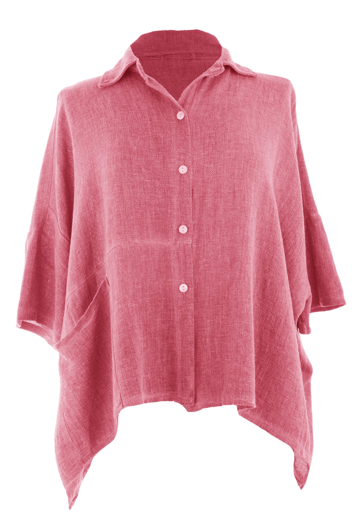 One Pocket Hopsack Linen Shirt