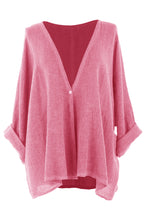 Load image into Gallery viewer, One Button Linen Cardigan
