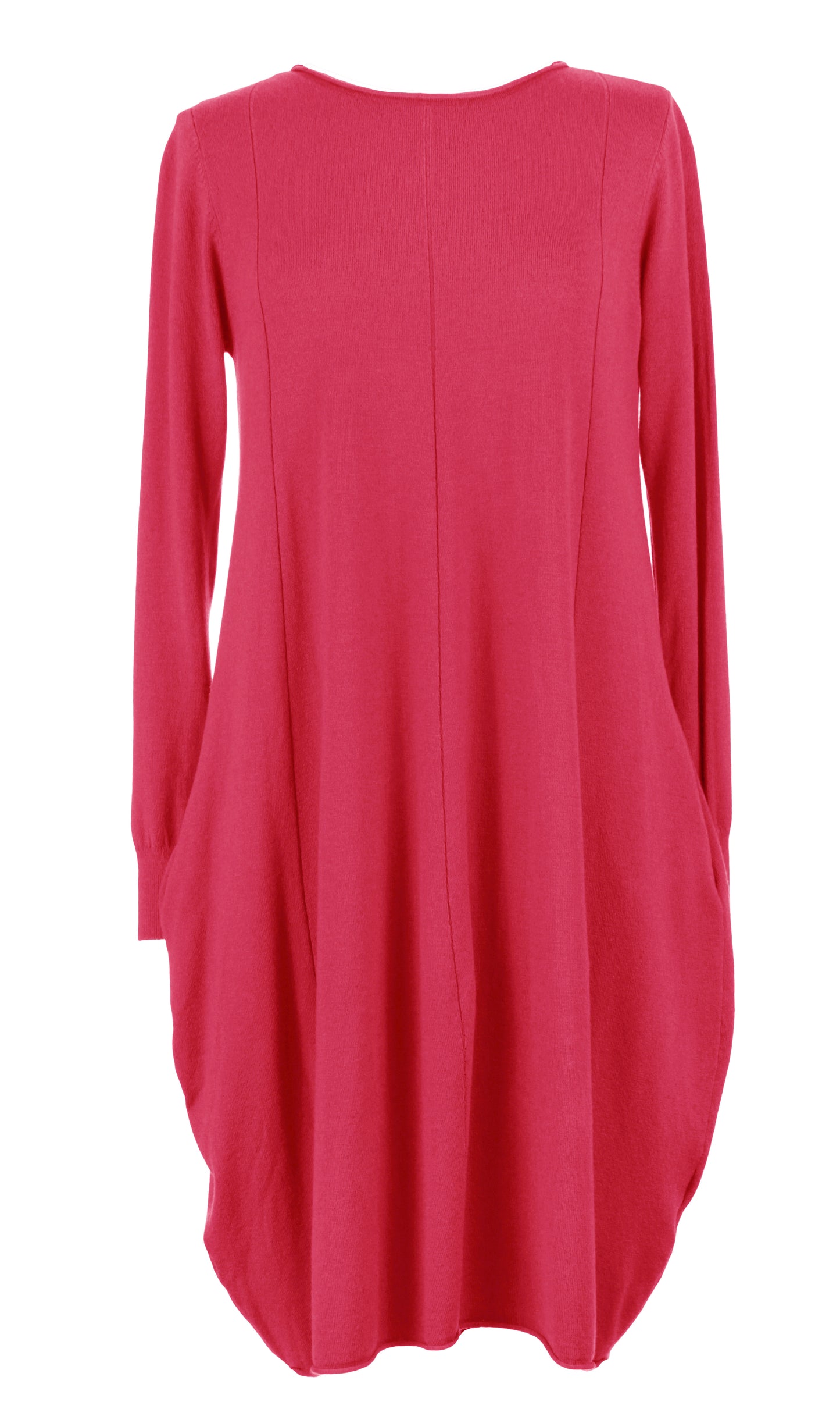 2 Pocket Panel Detail Knit Dress