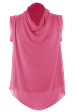 Load image into Gallery viewer, Sleeveless Cowl Neck Silk Top

