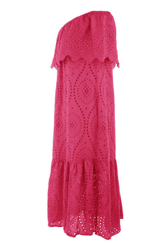 Broderie Anglaise Bardot Midi