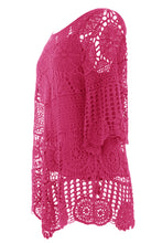 Load image into Gallery viewer, Scoop Hem Crochet Top
