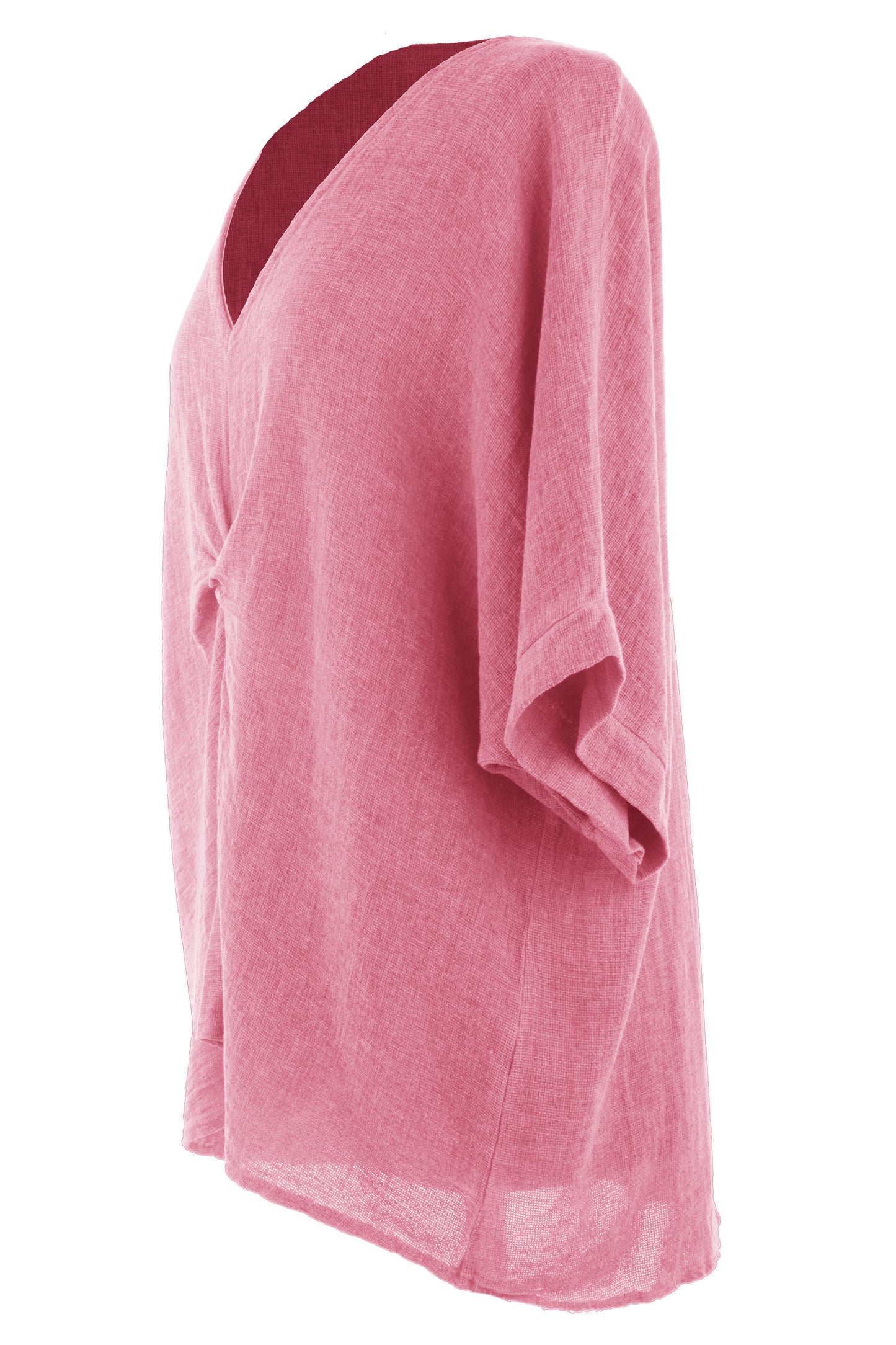 Twist Front Teabag Linen Top