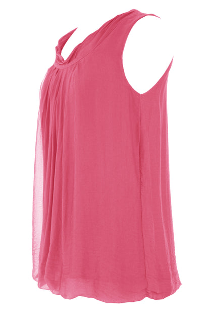 Puffball Silk Vest