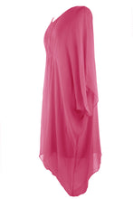 Load image into Gallery viewer, Ruched Front Silk Dress
