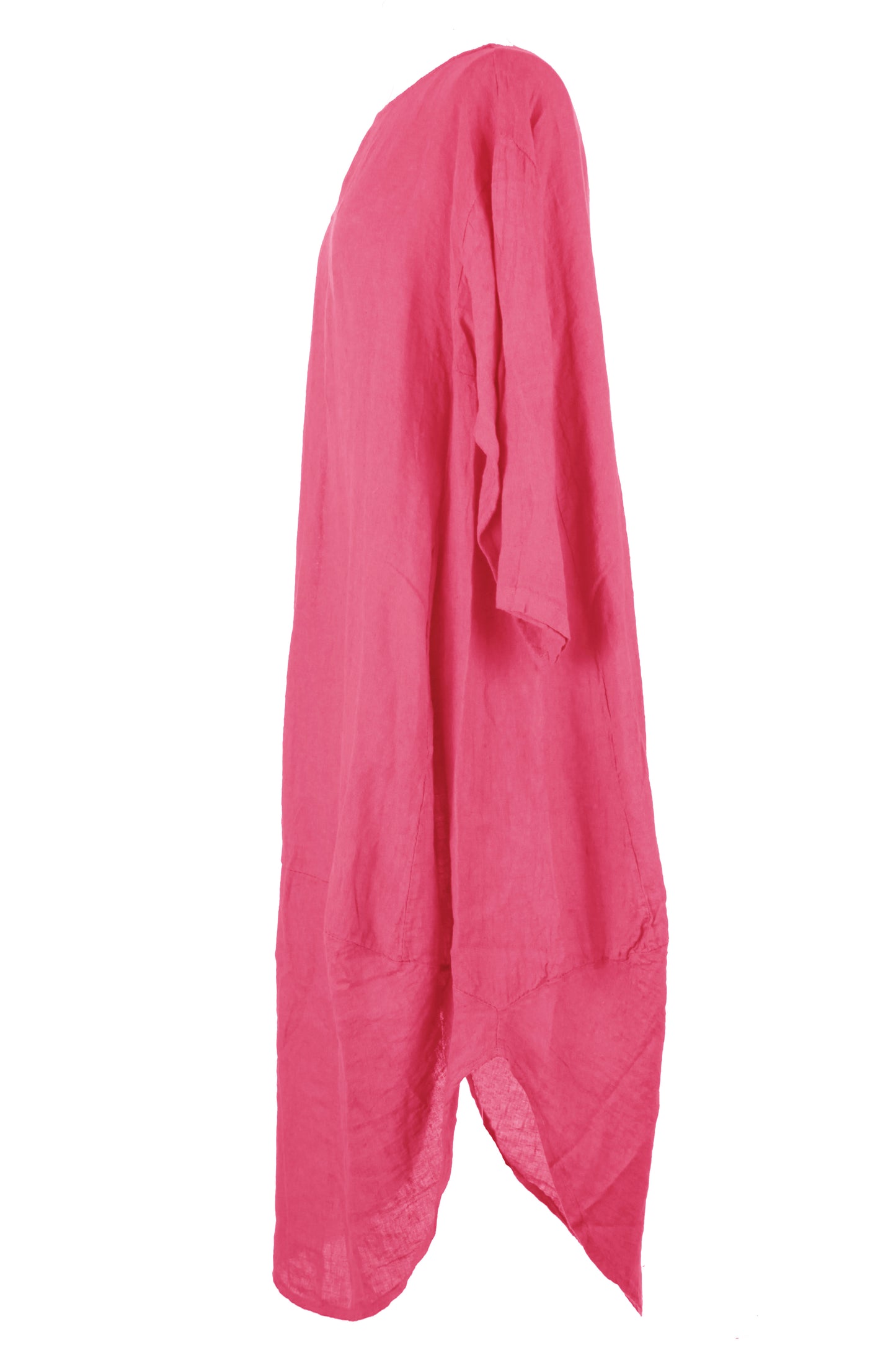 2 Pocket Cocoon Linen Midi
