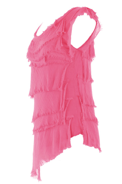 Sleeveless Rara Silk Top