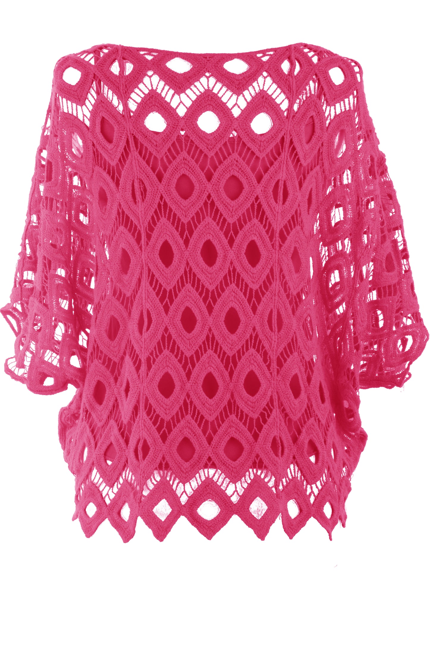 Diamond Crochet Top with Vest