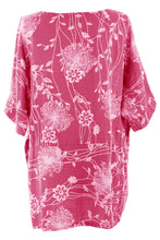 Load image into Gallery viewer, Dandelion Print Button Detail Top
