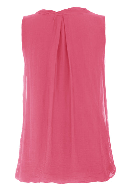 Puffball Silk Vest