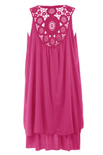 Load image into Gallery viewer, Sleeveless Crochet Back Layered Dress
