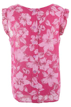 Load image into Gallery viewer, Floral Sleeveless Cotton Top
