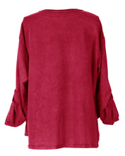 Load image into Gallery viewer, Tab Button Sweatshirt

