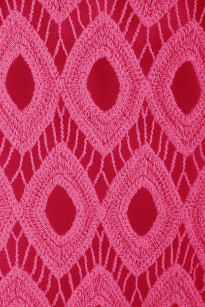 Diamond Crochet Top with Vest