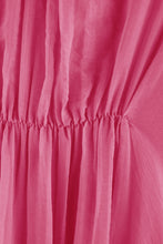 Load image into Gallery viewer, Ruched Front Silk Dress

