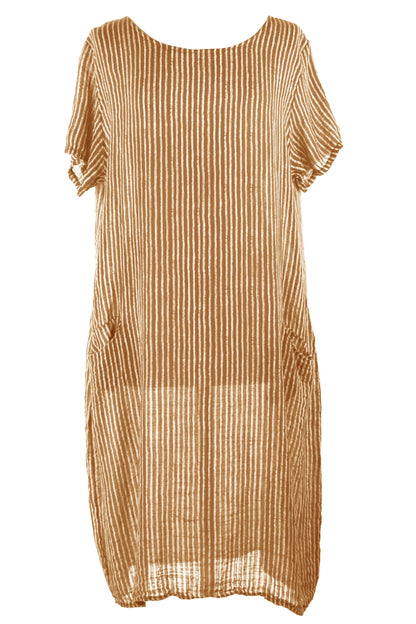 2 Pocket Stripe Dress