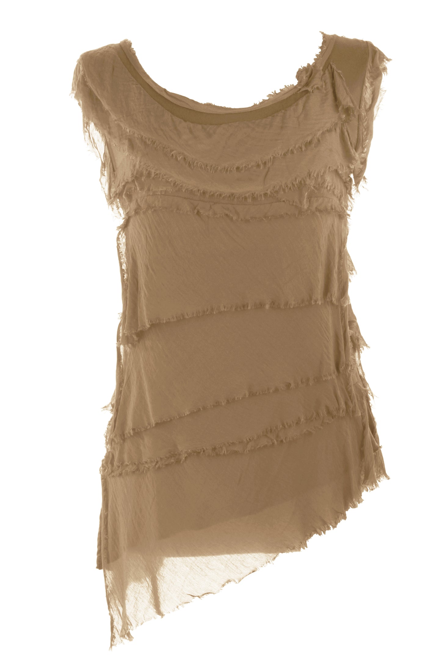 Sleeveless Rara Silk Top