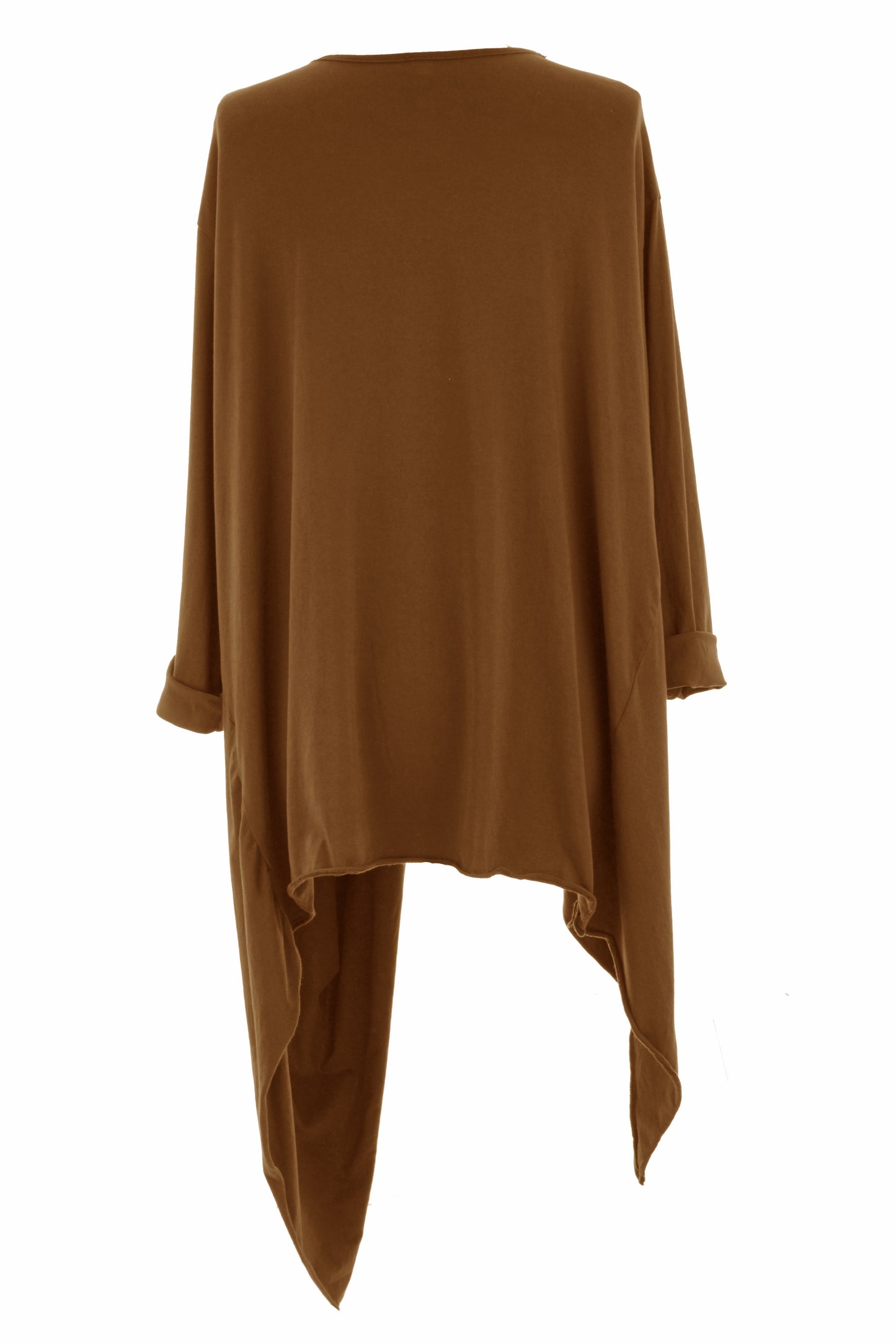 Asymmetric Hem Jersey Tunic
