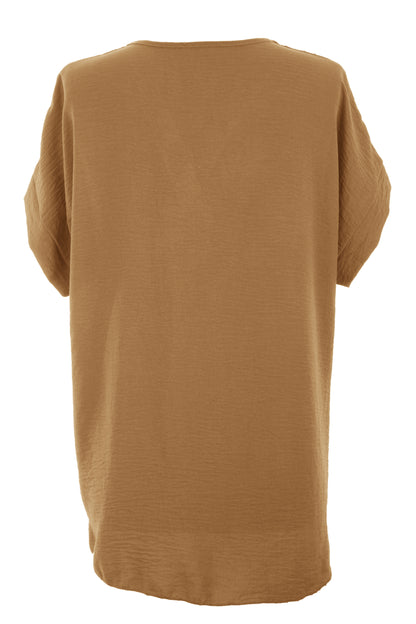 V Neck Necklace Top