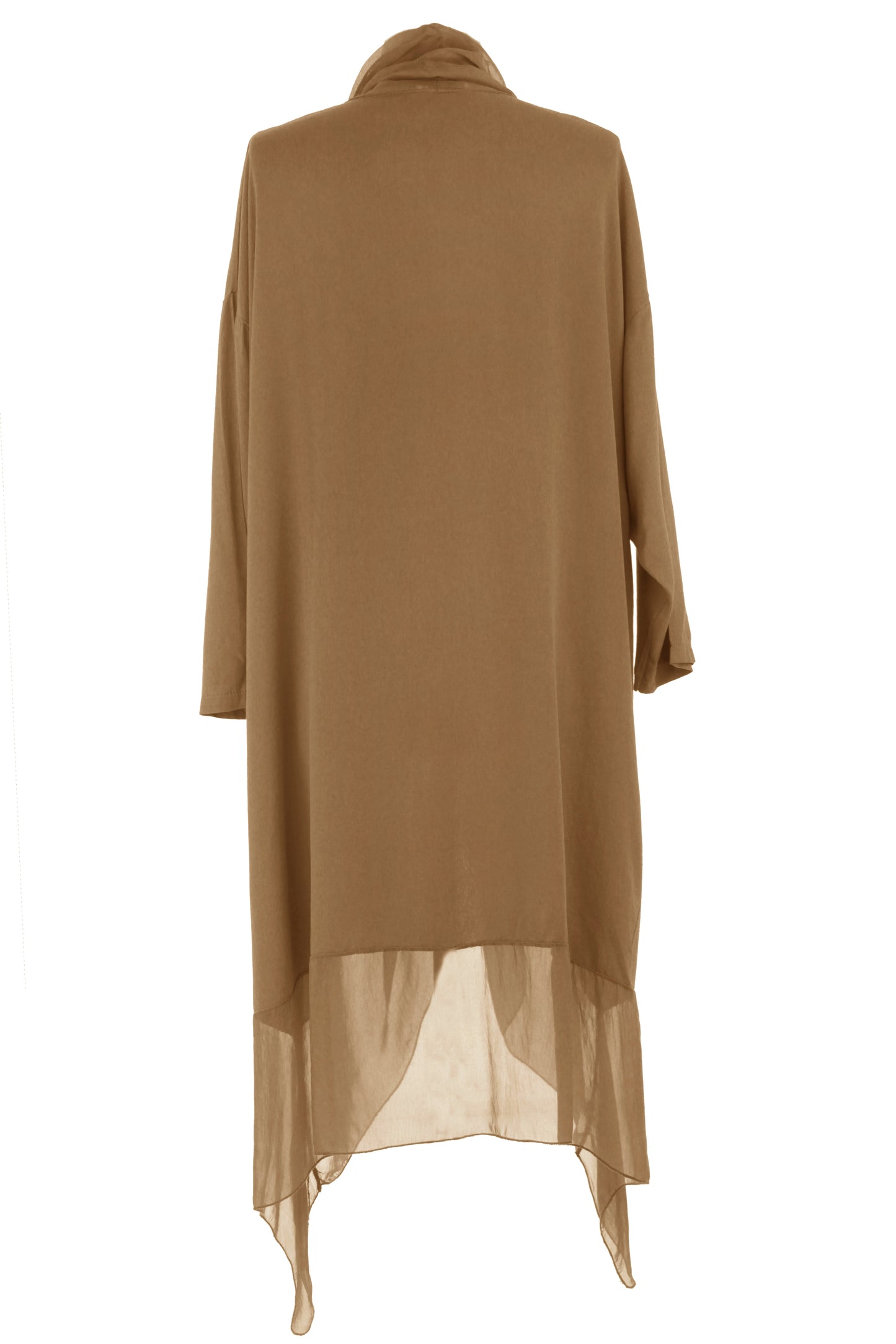 Crossover Silk Panel Tunic