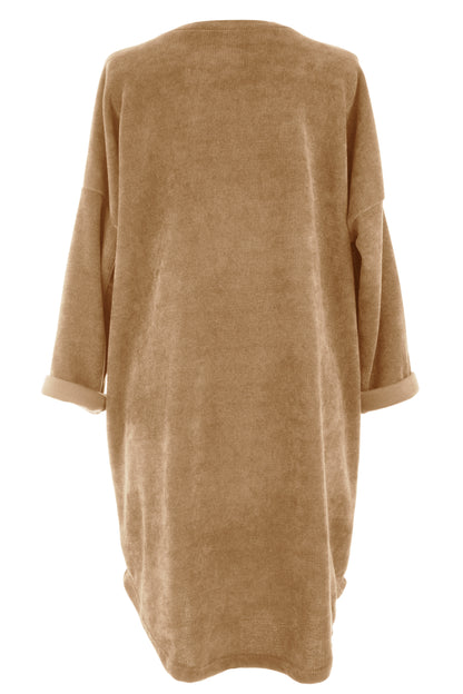 Chenille Necklace Dress