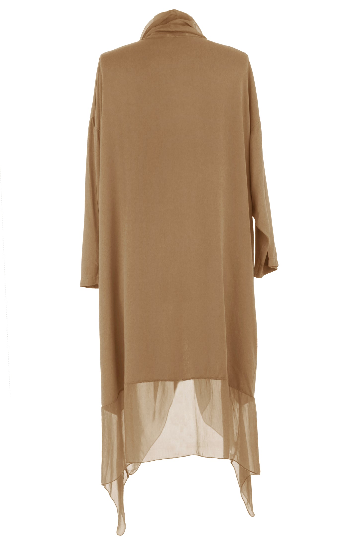 Crossover Silk Panel Tunic