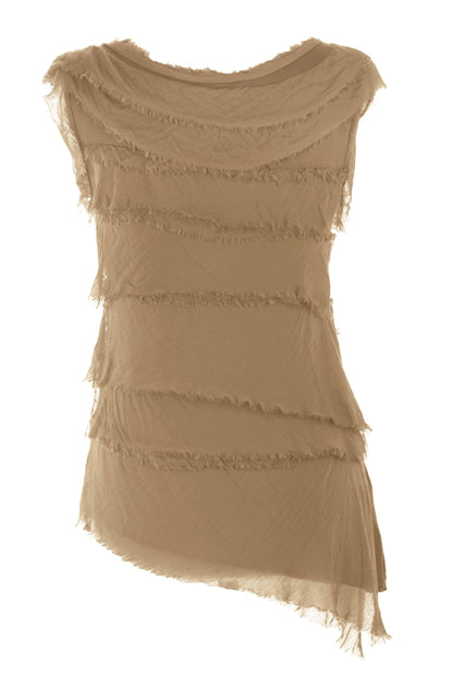 Sleeveless Rara Silk Top