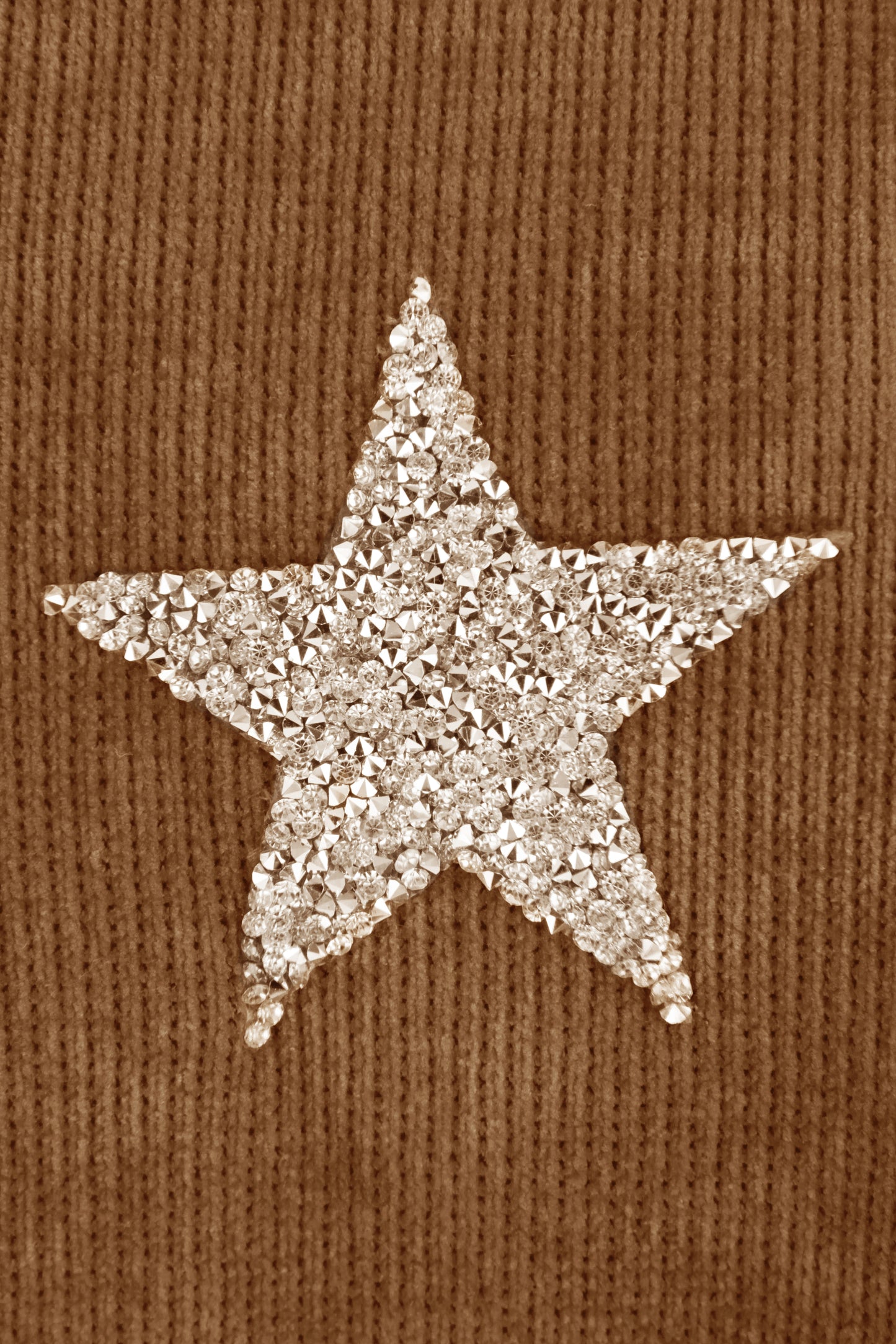 Star Detail Chenille Top