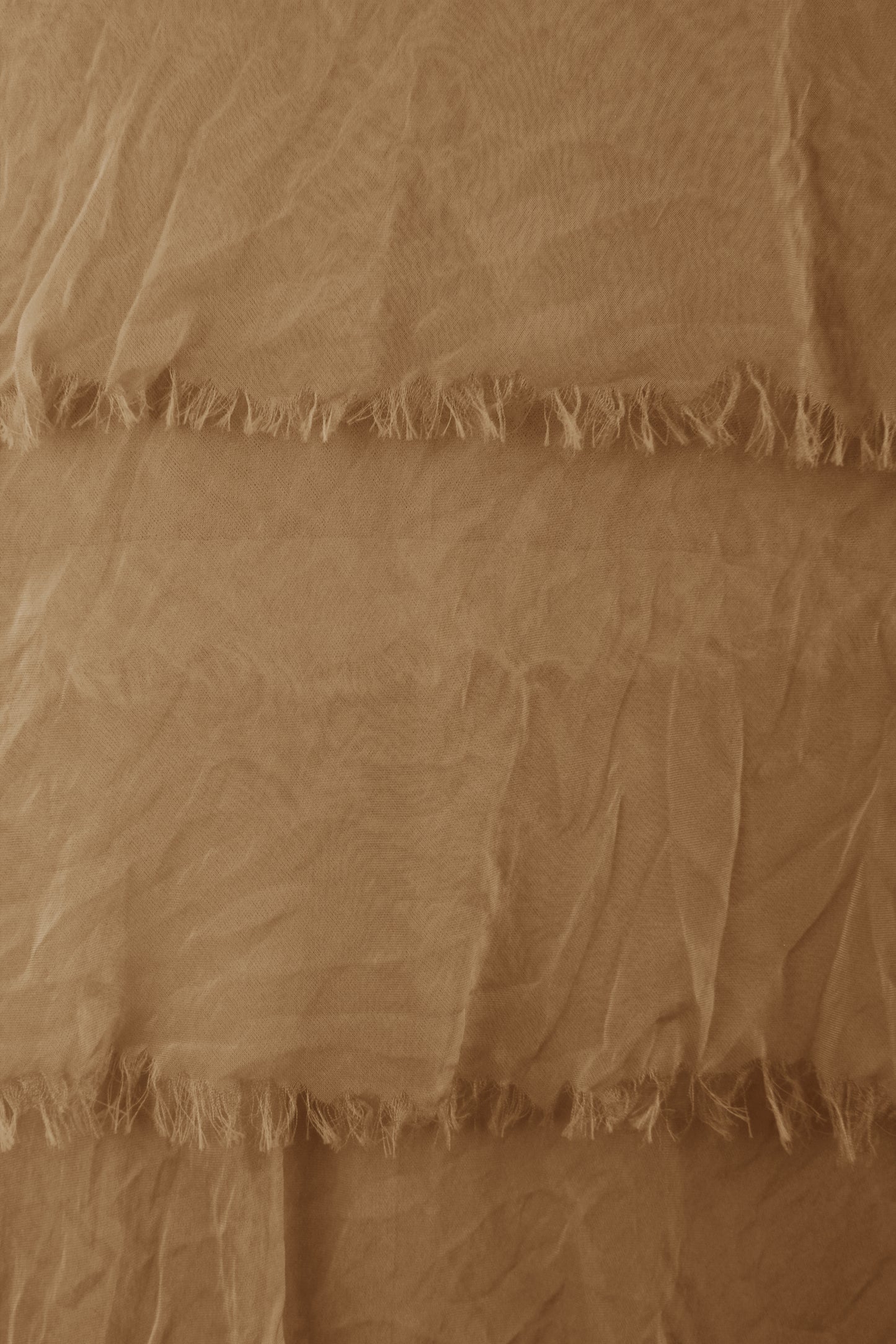 Sleeveless Frayed Detail Silk Midi