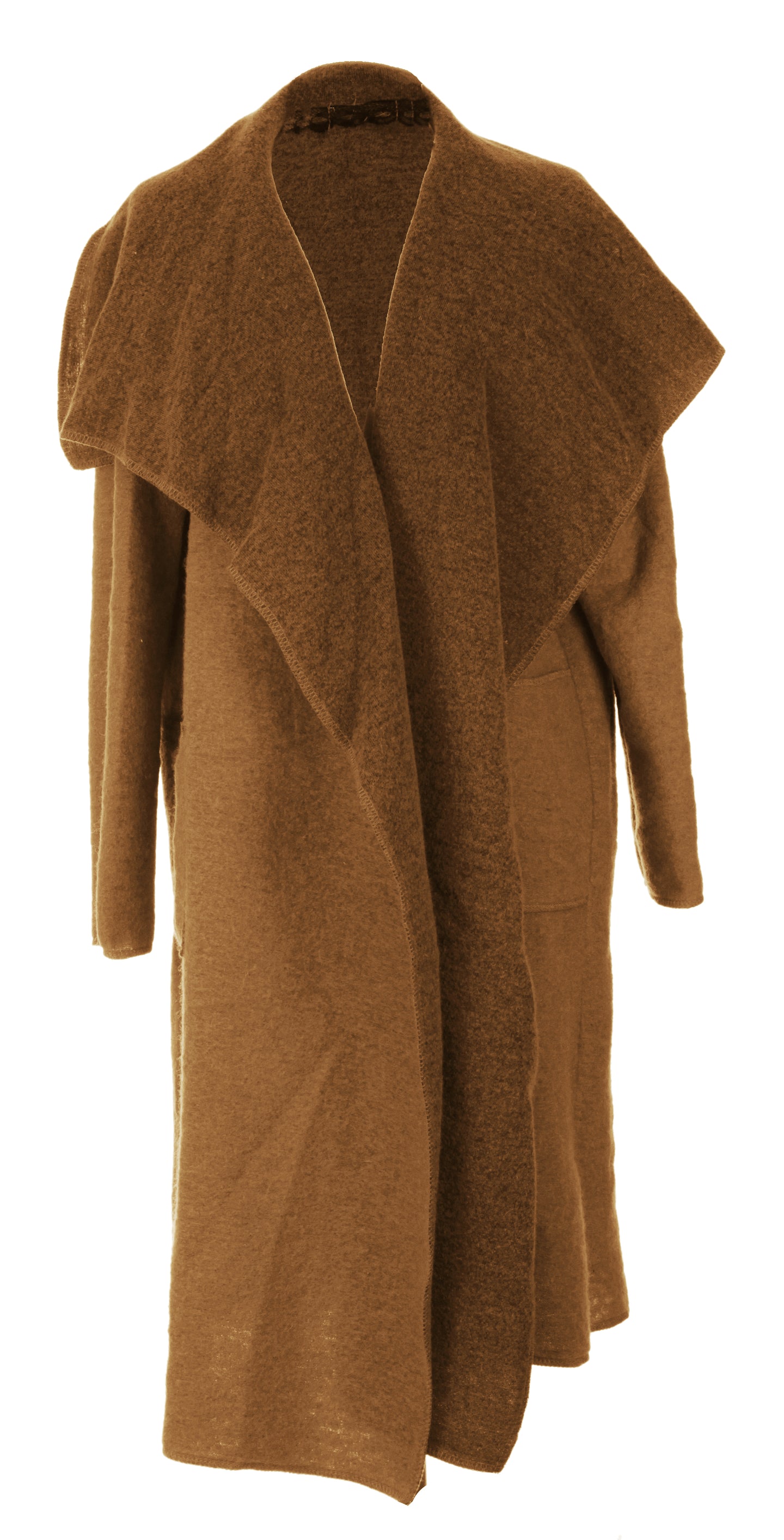 Waterfall Boiled Wool Coat