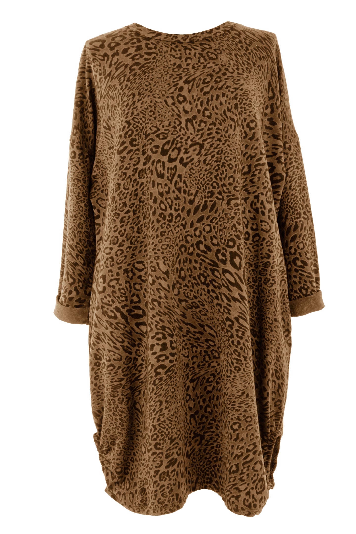 Leopard Print Cotton Dress