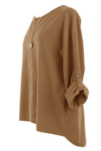 Load image into Gallery viewer, Button Detail Corduroy Top
