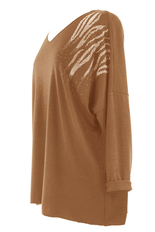 Diamante Shoulder Jumper
