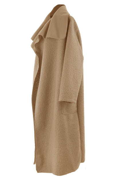 Plain Boucle Coat