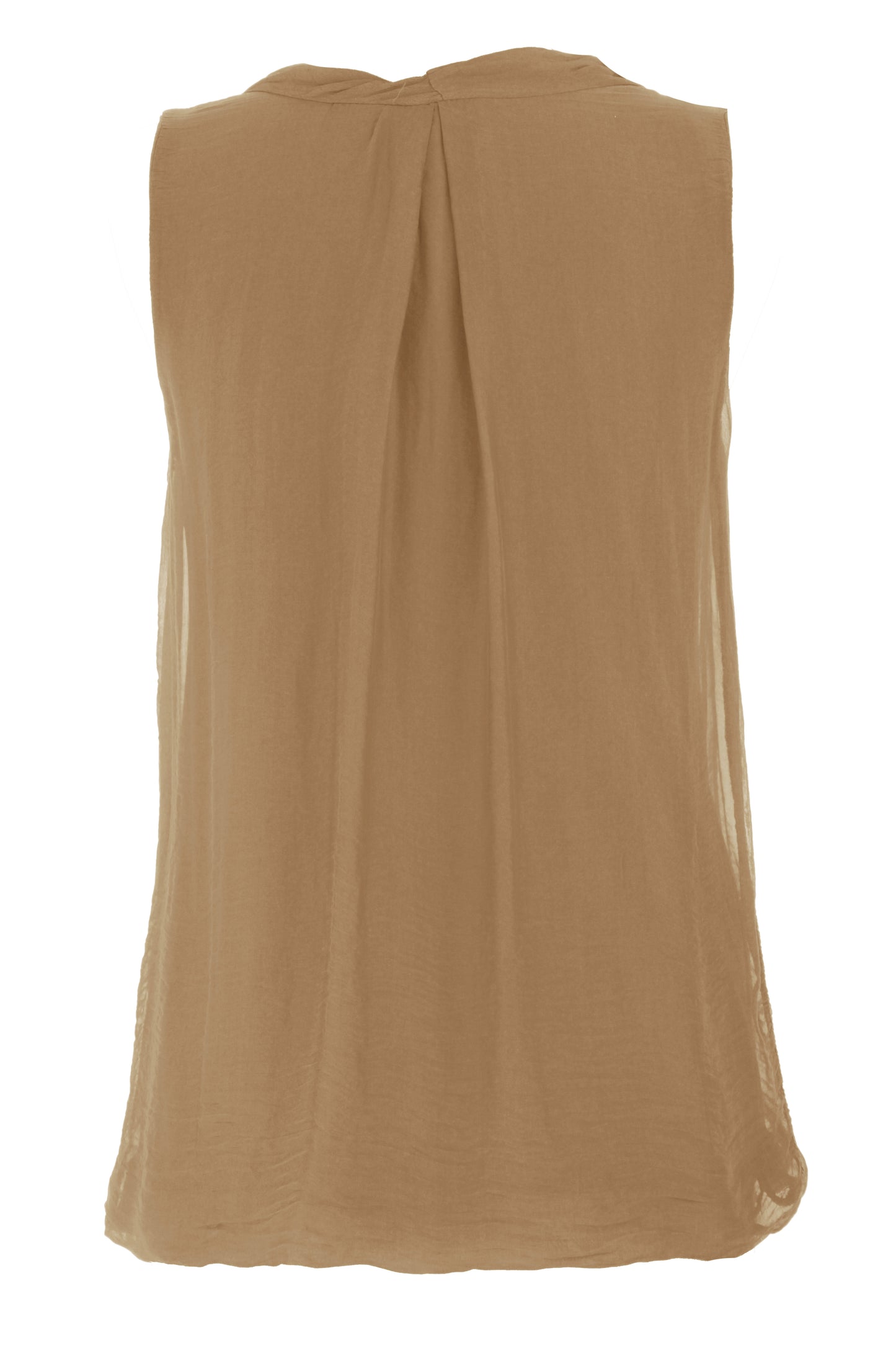 Puffball Silk Top
