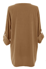 Load image into Gallery viewer, Button Detail Corduroy Top
