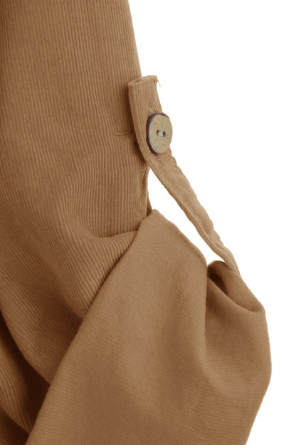 Button Detail Corduroy Top