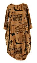 Load image into Gallery viewer, Flocking Script Midi Dress
