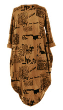 Load image into Gallery viewer, Flocking Script Midi Dress
