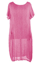 Load image into Gallery viewer, 2 Pocket Stripe Dress
