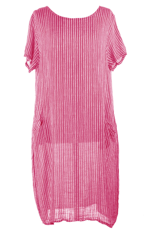 2 Pocket Stripe Dress