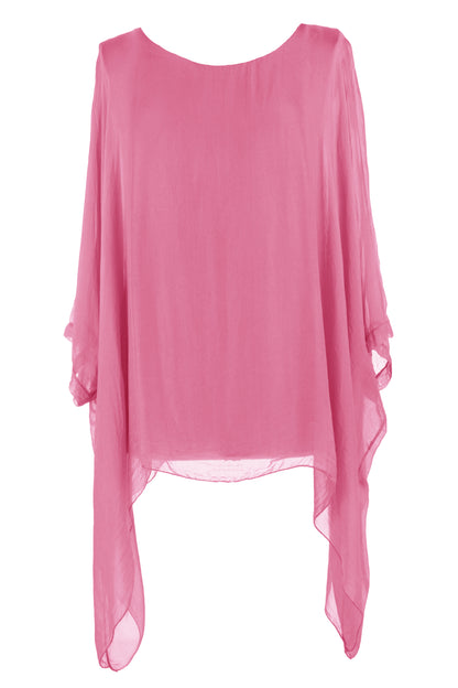Batwing Silk Top