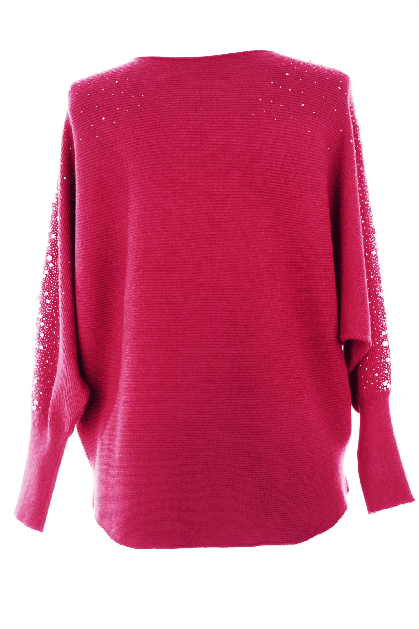 Pearl Diamante Sleeve Jumper