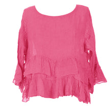 Load image into Gallery viewer, Frill Hem Crop Top
