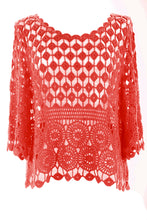 Load image into Gallery viewer, Crochet Top with Vest
