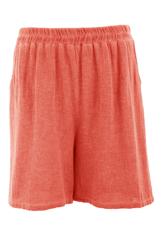 Teabag Linen Shorts