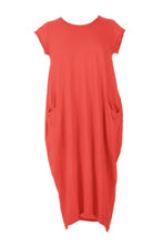 Load image into Gallery viewer, Cap Sleeve 2 Pocket Cotton Midi
