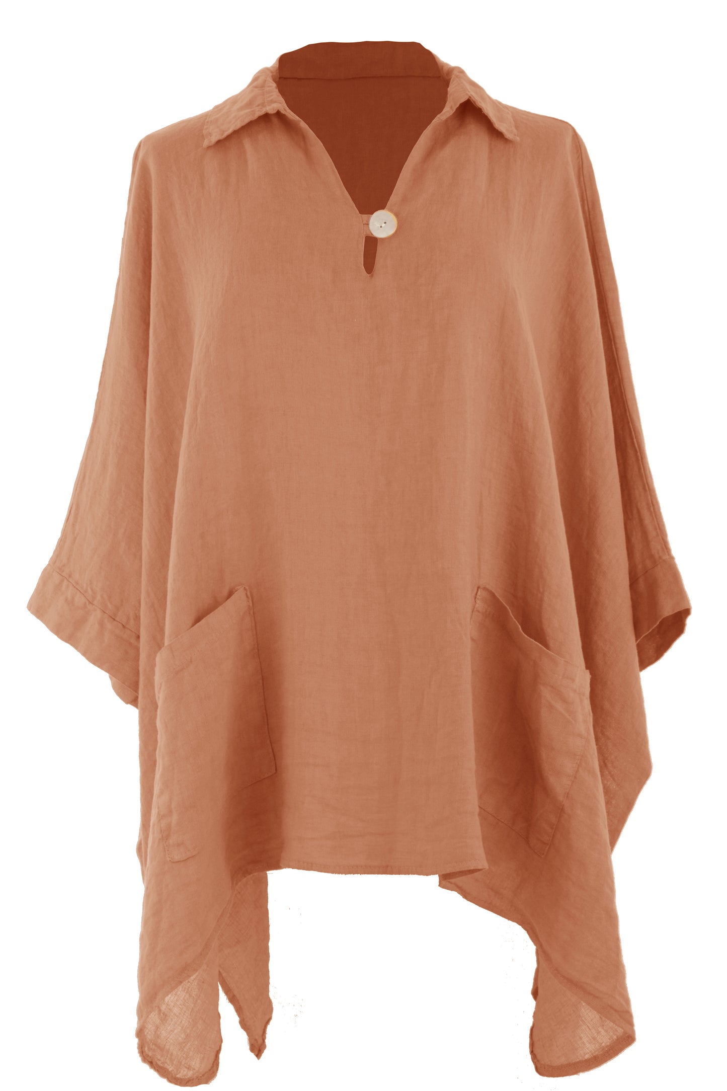 2 Pocket Linen Kaftan